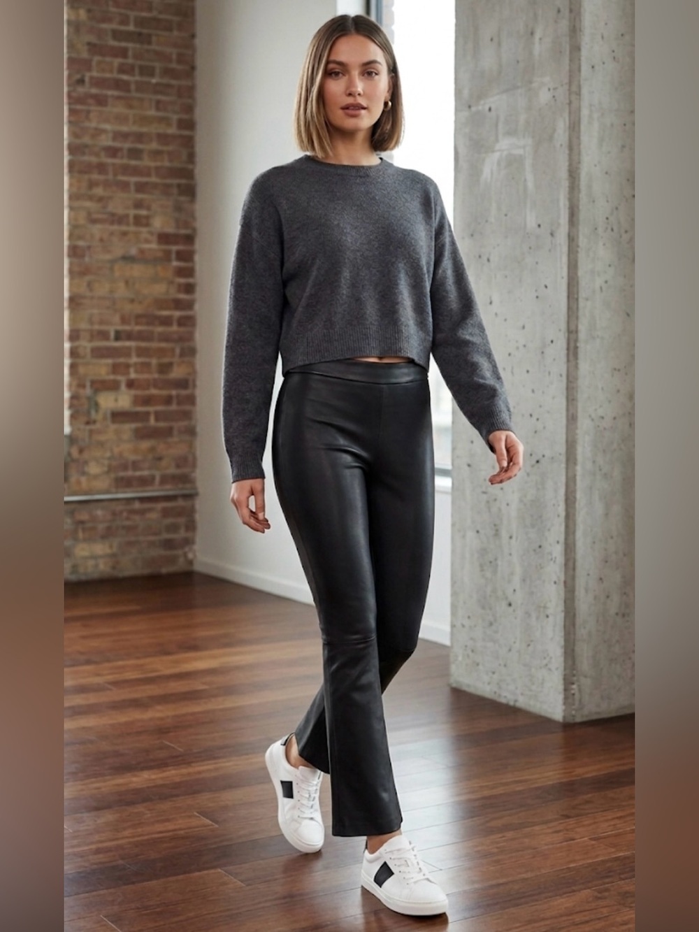 Theory 100% Lamb Leather pants